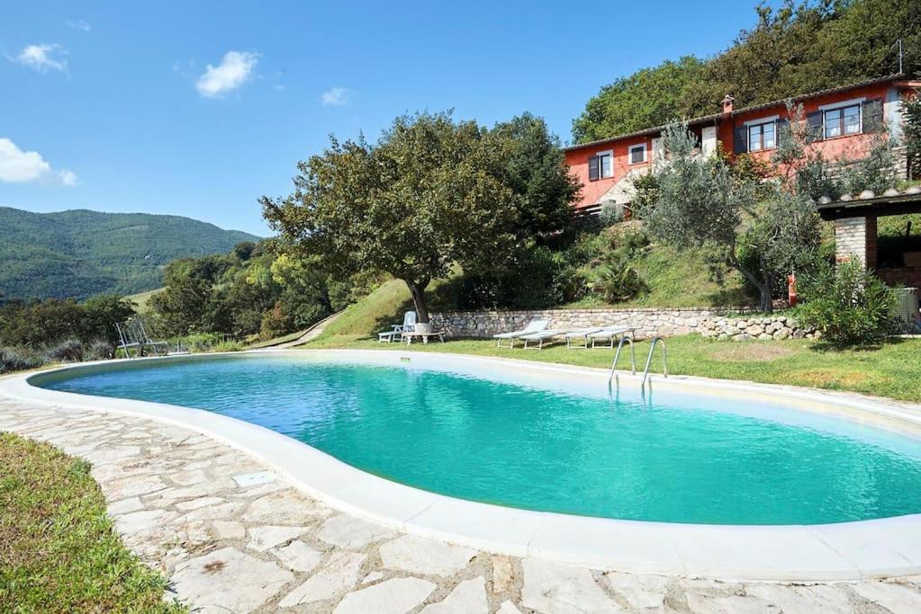 Casale Rosso Villa Castel San Felice Bagian luar foto