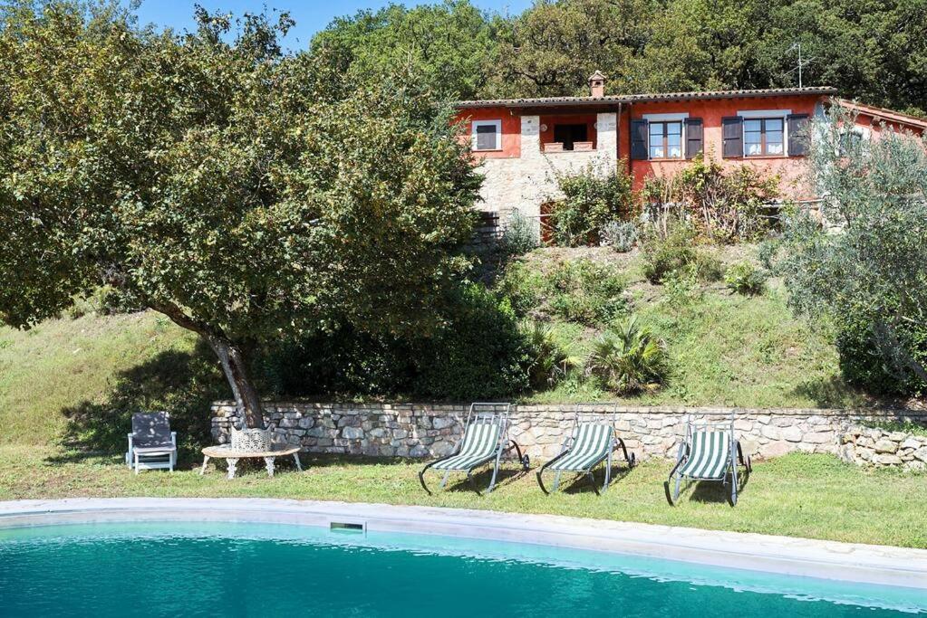 Casale Rosso Villa Castel San Felice Bagian luar foto